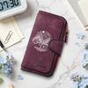 Women Printed Wallet Multi Card Holder Casual Long Purse Portable Fashion Daily Use Wallet