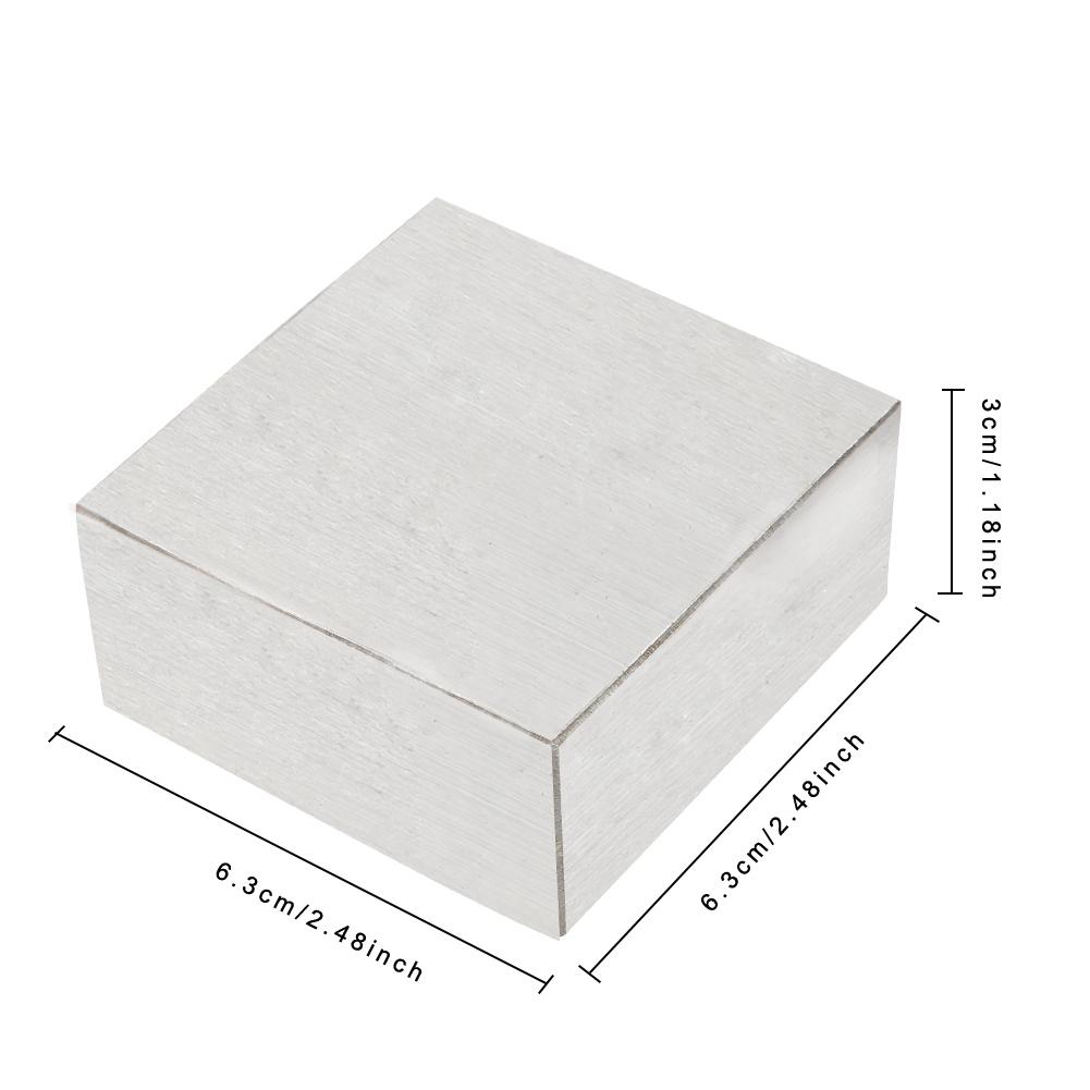 6.3*6.3*3cm Metal Steel Bench Block Jewelers Gunsmith Metal Anvil Square Tool