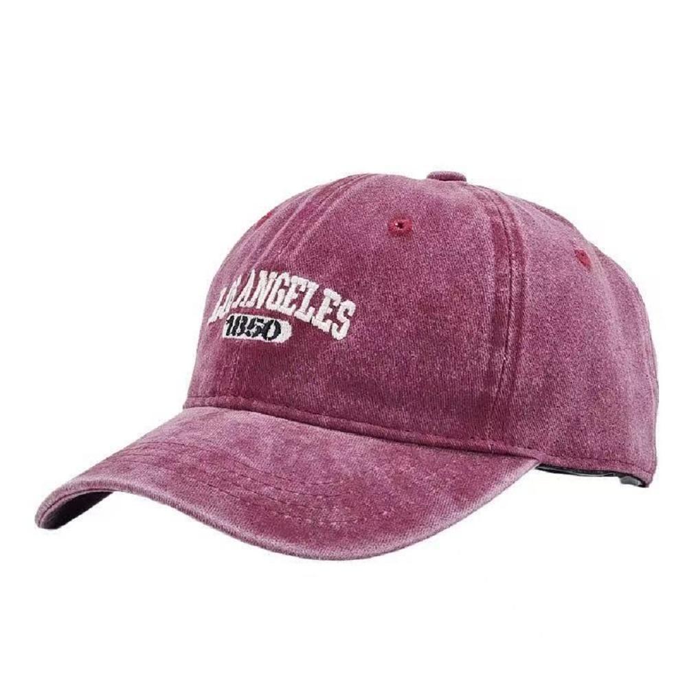 Casual Baseball Cap for Women Men Cotton Soft Top Hats Unisex Los Angeles Embroidery Snapback Hat Hiking Sunscreen Caps