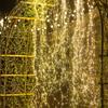 Cascading Twinkle Lights Ambient Lighting With Remote Waterfall Christmas Tree Vine Lights For Living Room Party Fences Railings