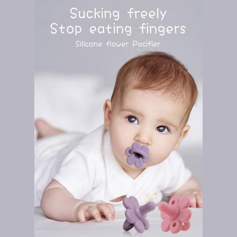 Baby Infants Pacifier Newborn Comfort Appease Nipple Dummy Flexible Soft BPA-Free Safe Silicone Soother Teether