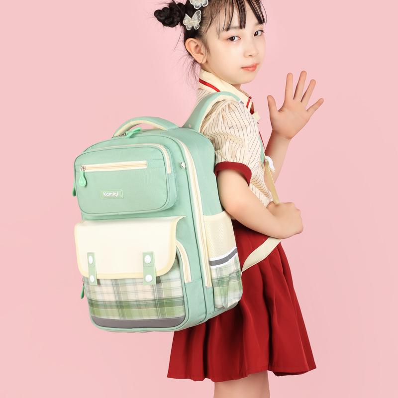 Lightweight Spine-Protection Backpack for Girls, Grades 1-4