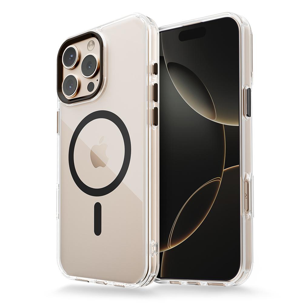 Luxury Magnetic Transparent Phone Case for iPhone 16 11 12 13 14 15 Pro Max Magsafe Wireless Charge Shockproof Clear funda Cover