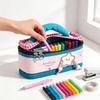 Creative Style Pencil Case With Large Capacity For Students Office Storage