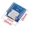 Pack of 2 Micros Card Shield for WeMos Mini Memory Card Reader Sensors Module Ideal for Data Logging and Storage