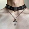 Heavyweight Stylish Cool Irregular Cross Star-shaped Necklace for Both Men and Women, Collar Chain