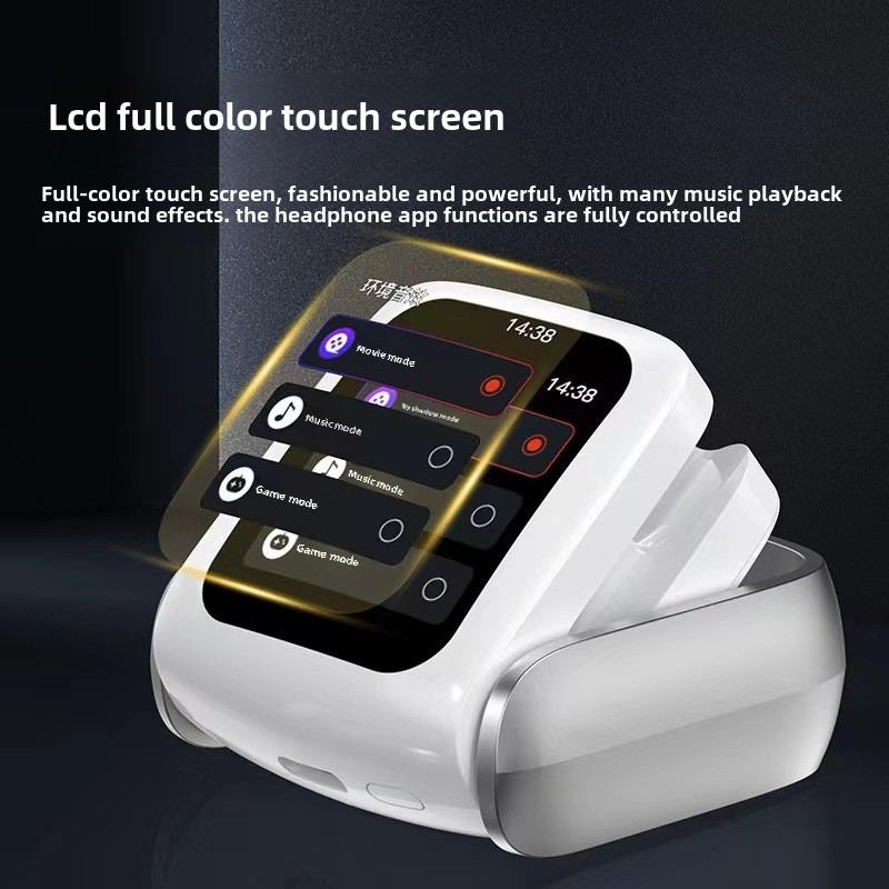 T71 Color screen Bluetooth headset foreign trade cross-border e-commerce full touch screen Bluetooth headset noise reduction ult
