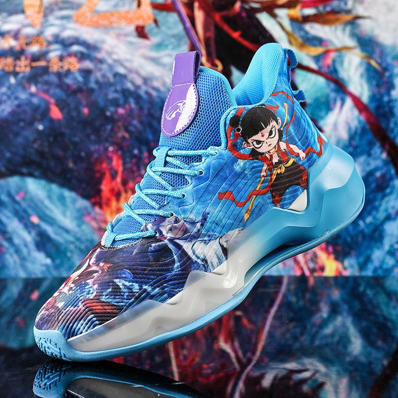 

Luminous 6 children s basketball shoes 8 boys shoes 10 single shoes Cartoon boys sports shoes 12-year-old primary school students actual com 45