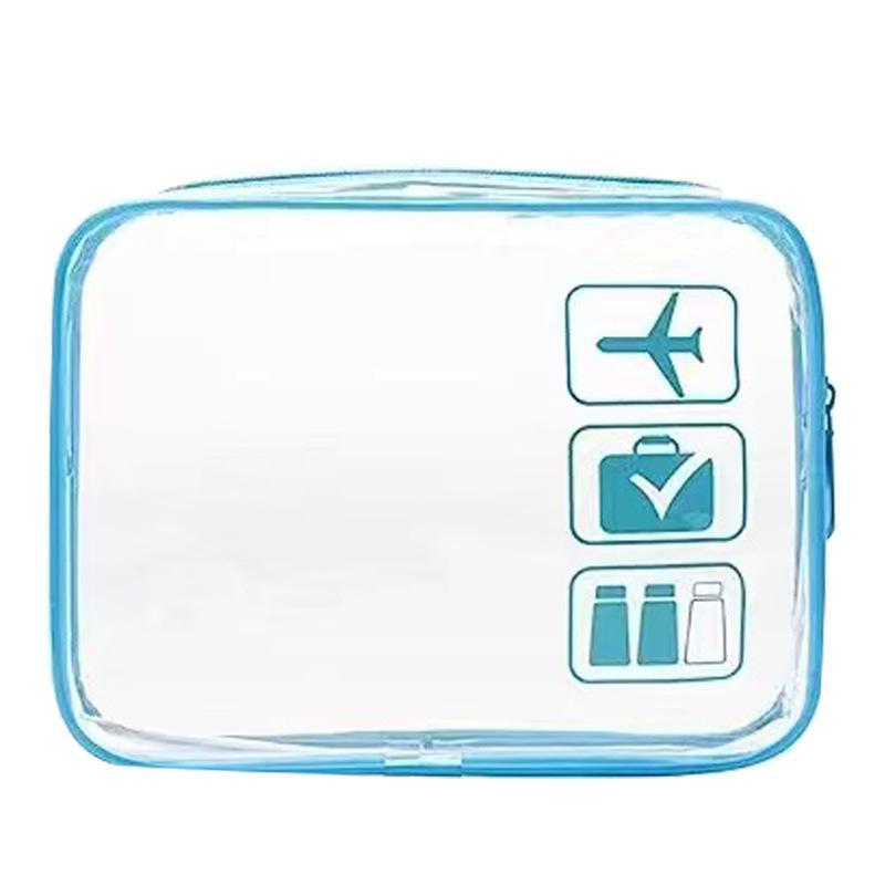 Borsa per Trucco Trasparente con Fantasia LOUGO 2023: Organizzatore da Viaggio in PVC ad Alta Capacità, Tendenza Popolare Online