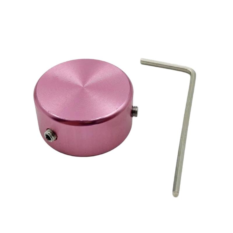 Quick Installation Guitar Pedal Knob Caps with 6 Color Enhancing Grip Control Nonslip Metal Texture for Repairing