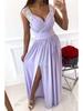 Sleeveless Lace Backless Slit Hem Women Dress Comfortable Lightweight High Recognition Elegant Style Slimming Flattering Fit