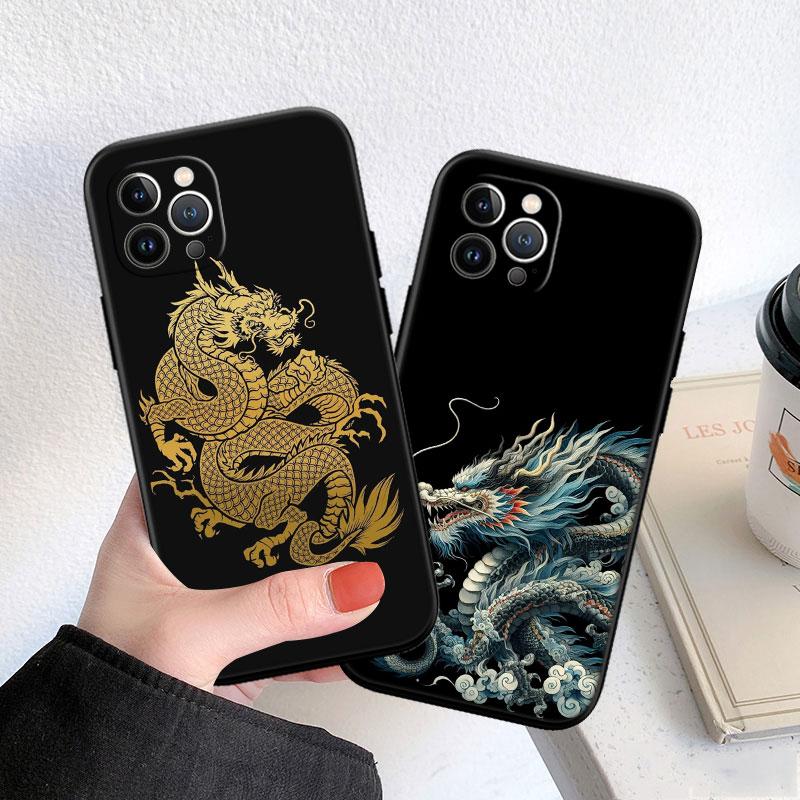 AQ28 Chinesischer Drache Weiche Hülle für Redmi Note 8 9 Pro Max 9S 9T 9C NFC 8T 8A S2 10A A4