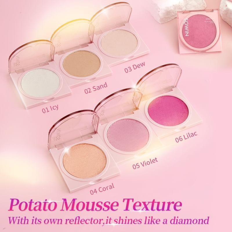 SOWIN - Glass Glow Single Highlighter - 6 Colors