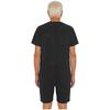 Mono Adaptable Antidesgarro Unisex Cuello Redondo Manga Corta Parte Inferior Corta Cremallera Trasera Mono de una Pieza