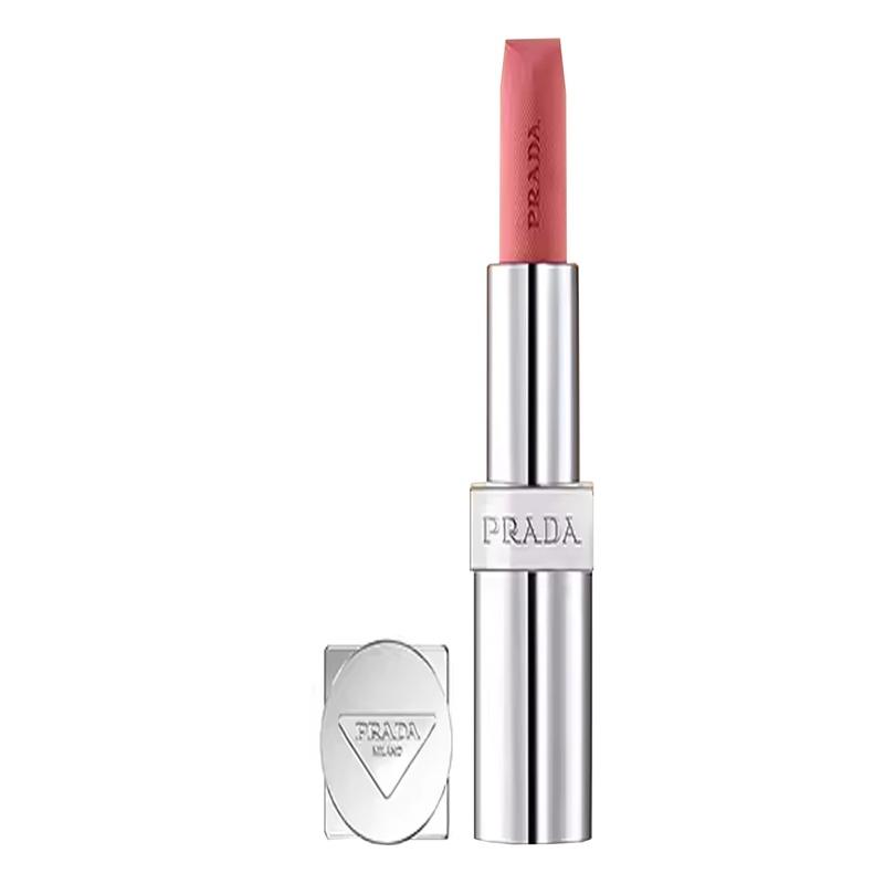 Prada Matte Lipstick Ultimate Color Overlay Lightweight Lipstick Soft Mist Cosmetics P155 Tipsy Powder No gift box or bag