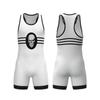 Canottiera da Lotta Libera con Stampa a Trasferimento Termico Uomo Donna Spandex Lycra Tuta Atletica a Compressione