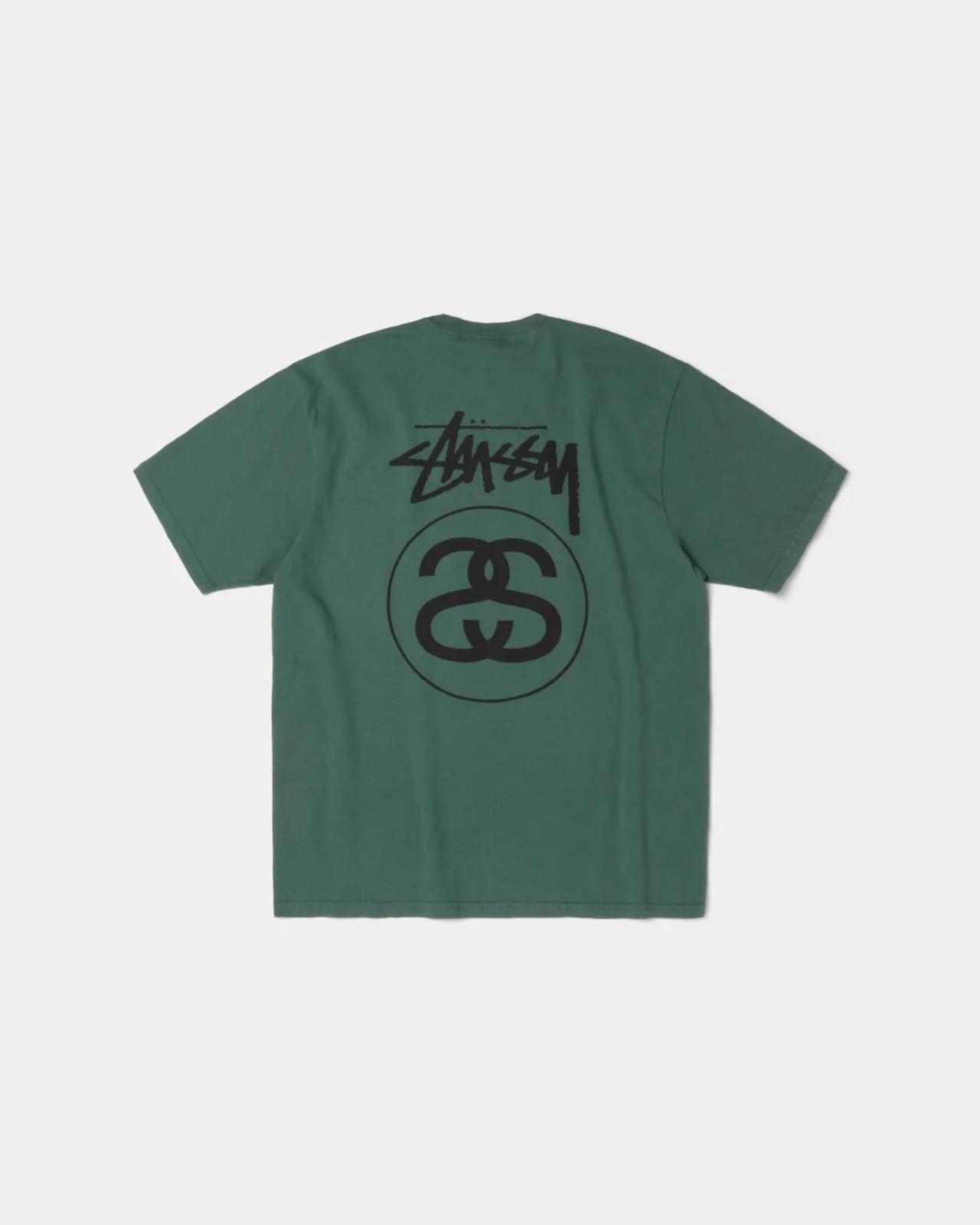 Stussy Stock Link Tee Pigment Dyed Pine M