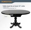 POWERTEC 71426 Metal Drop Leaf Table Support – Set of 2, Silver