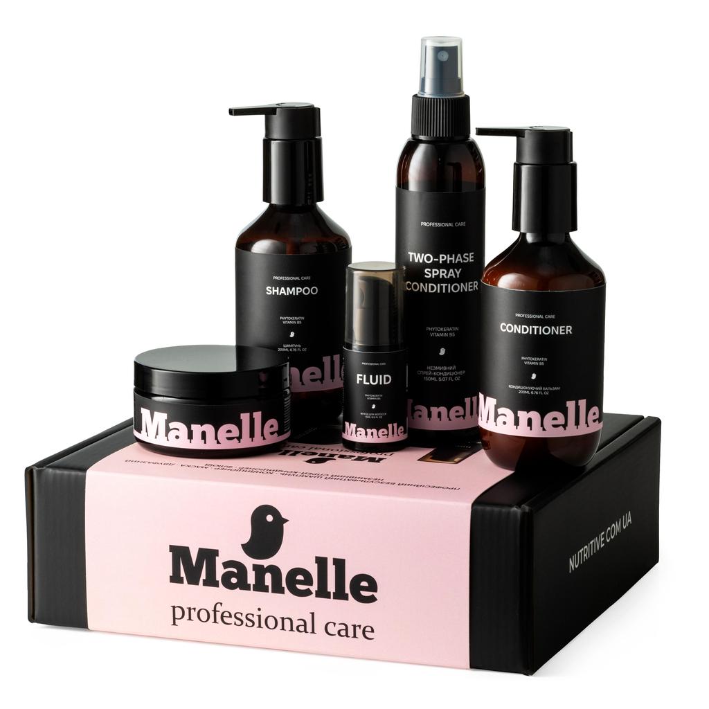 Complex Set for Hair with Phytokeratin and Vitamin B5 Manelle