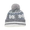 Temu autumn and winter new wool hat Christmas snowflake jacquard ear protector pullover hat knitted hat wholesale