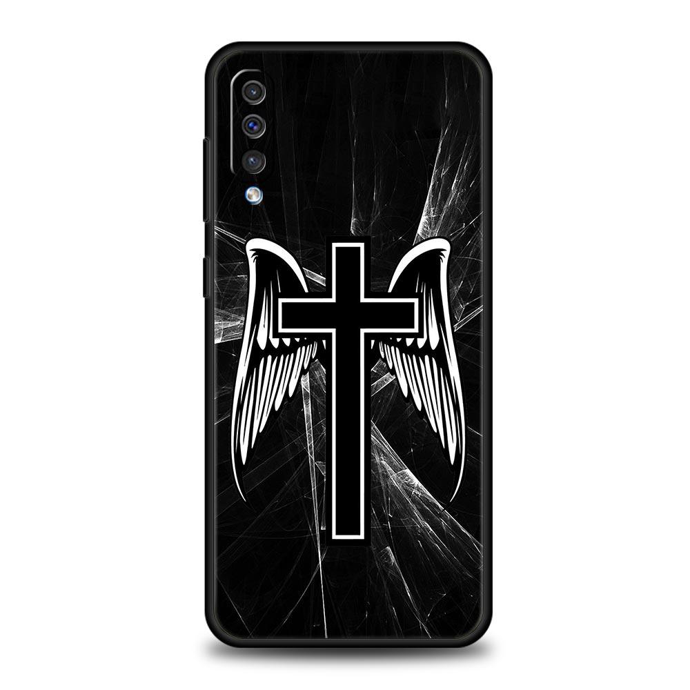 

Bible Jesus Christ Cross Phone Case For Samsung A56 A36 A26 A24 A12 A14 A16 A50 A70 A20E A22 A40 A34 A54 A42 A52 A04s A06 Cover Galaxy A30