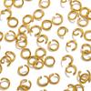 100pcs PVD Gold Plated Stainless Steel Open Jump Rings Connectors for DIY Jewelry Making Split Ring Jewelry Findings Accessoires