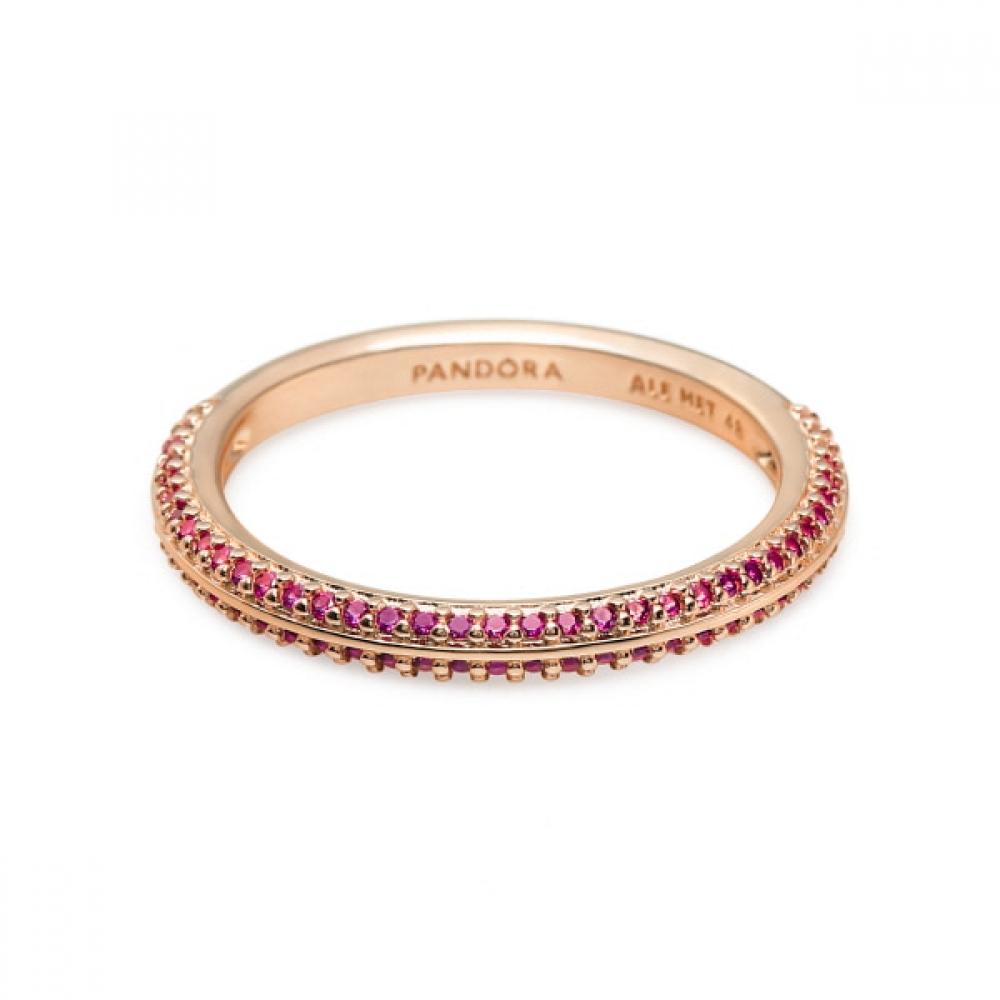 

Pandora 189679c02 Pandora Me Red Pav Rose Ring 189679C02-50
