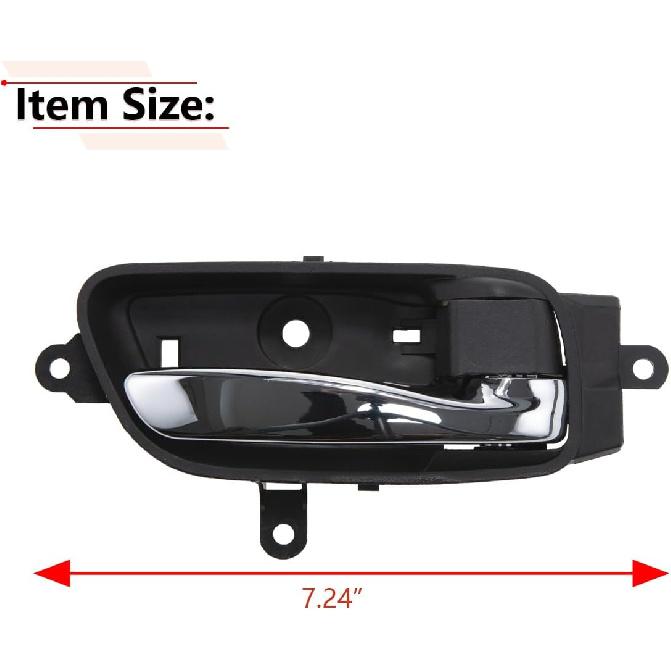 RLB-HILON Right Passenger Side Interior Door Handle Compatible With Nissan Altima Pathfinder 2013-2017, For Nissan Titan 2015 2017, For Titan XD 2016