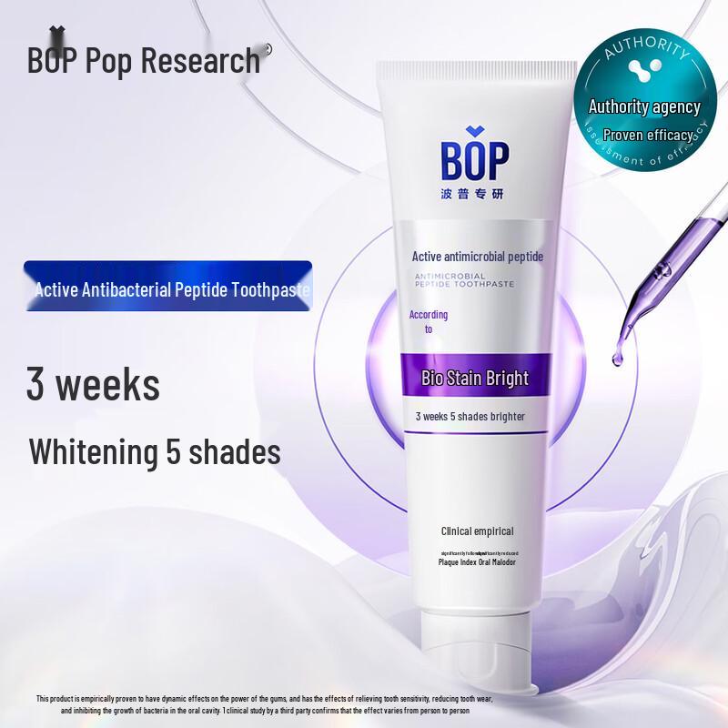 bop Active Antibacterial Whitening Toothpaste
