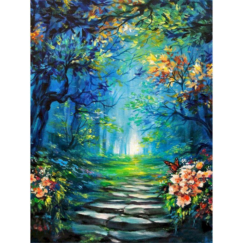 CHENISTORYNO Paint By Numbers For Adults DIY Kits HandPainted On Canvas Framed Oil Picture Landsape Drawing Art Painting Unique