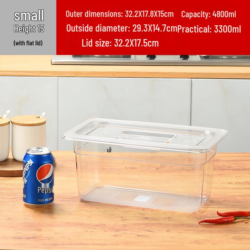 Acrylic Food Display & Storage Container with Lid