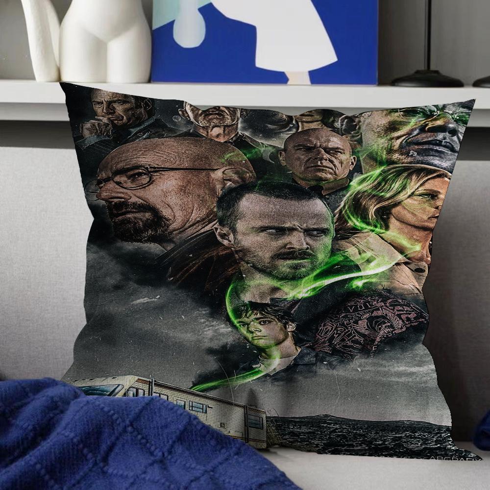 Breaking Bad Movie Office Cushion Pillowcase Car Cushion Cover45X45CM Lumbar Pillowcase Sofa Pillowcover
