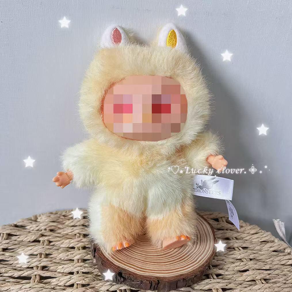 Cute Rabbit Plush Doll Vinyl Keychain Pendant