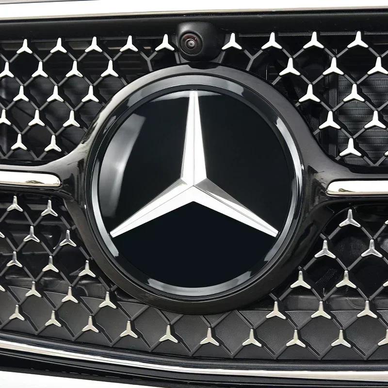 3D 188mm Front Grille Star Logo Emblem Badge For Mercedes-Benz C Class 2014-2018 GLC Car Emblems UWXYZ1
