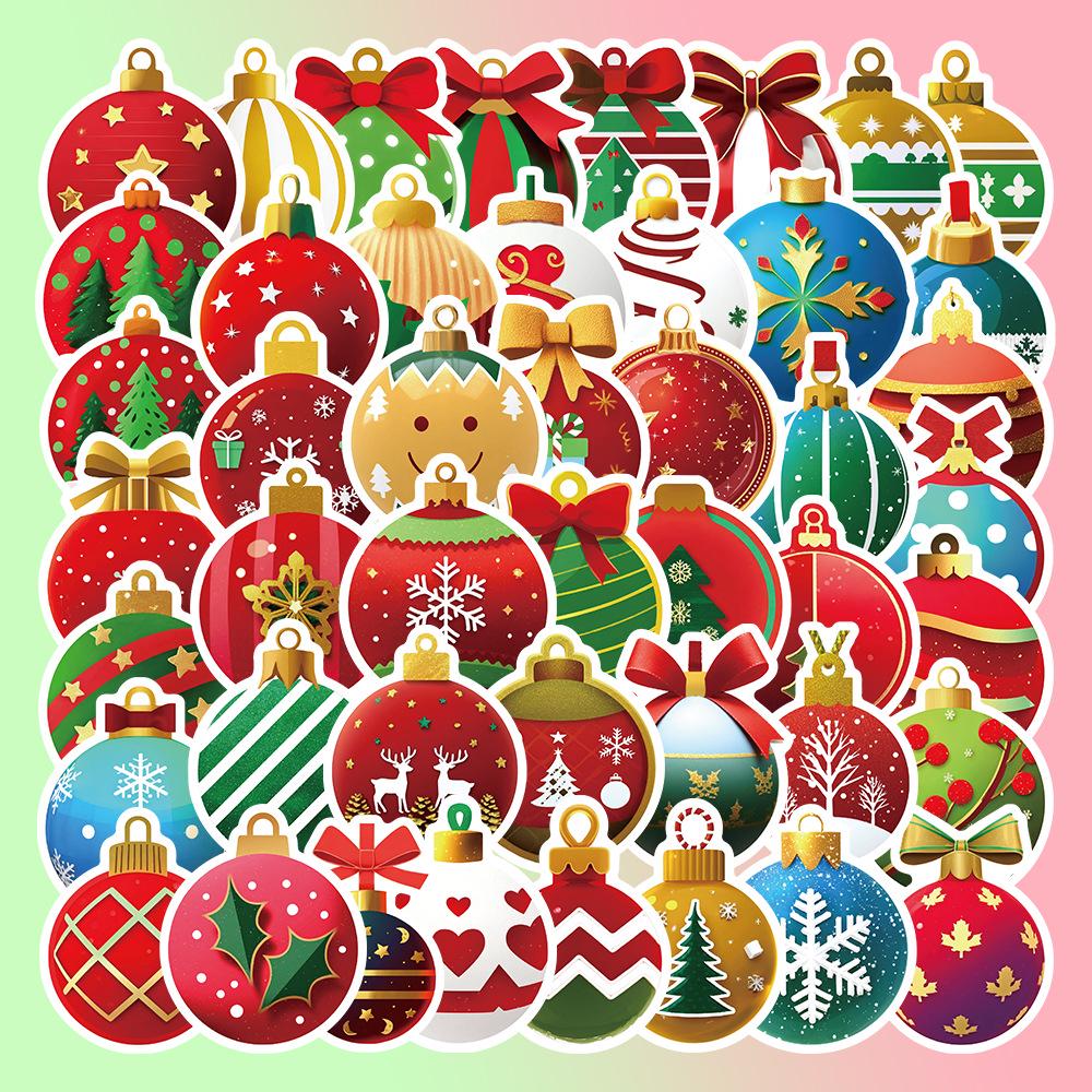 103 Cute Cartoon Animal Christmas Stickers for Envelopes, Gift Bags, and Water Cups