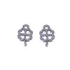 Charms Lucky Clover Pendants Kids' Jewelry Materials QC085