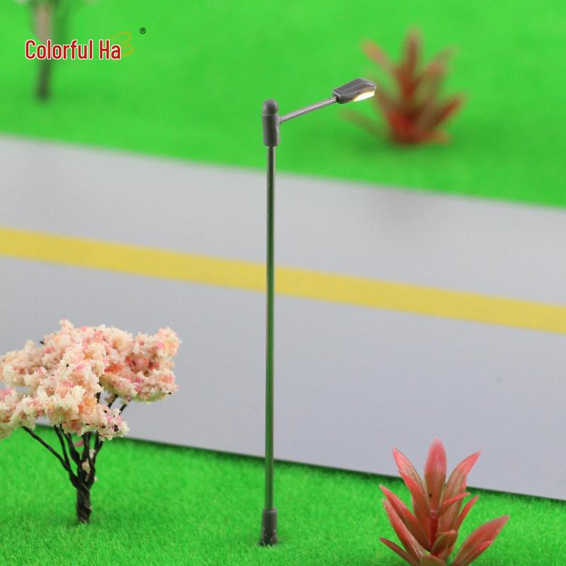 Luminous Single-Arm Street Lamp Model - Straight Head, Multiple D-Type Models