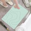 Super Absorbent Bathroom Anti-slip Mat 40x60cm Kitchen Floor Mat New Entrance Carpet