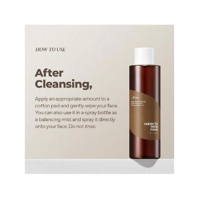 Isntree Green Tea Fresh Toner 200ml | Korean Skincare | Toner For Oily Skin | Sebum Control | Hydrating And Refreshing