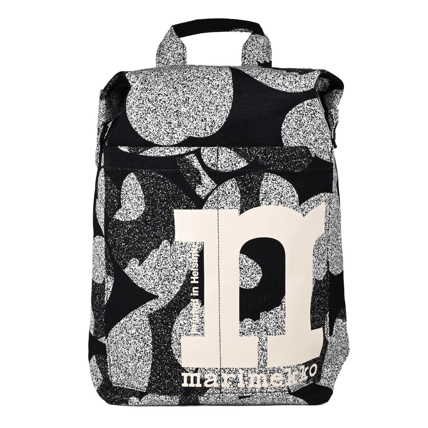 Рюкзак Marimekko MONO Unikko, Женский, Черно-белый, 94581 094581 910, Скандинавский дизайн [Код товара]