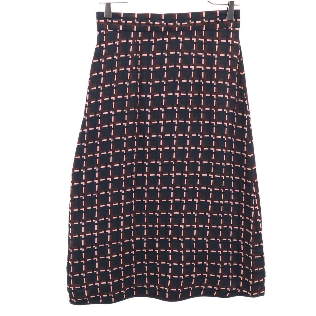 Marni Made In Italy Overall Handle Knee Length Skirt 38 Black Women Used