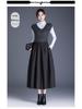 Women's Woolen A-line High Waist Midi Skirt: Thick, Fashionable Autumn/Winter Style