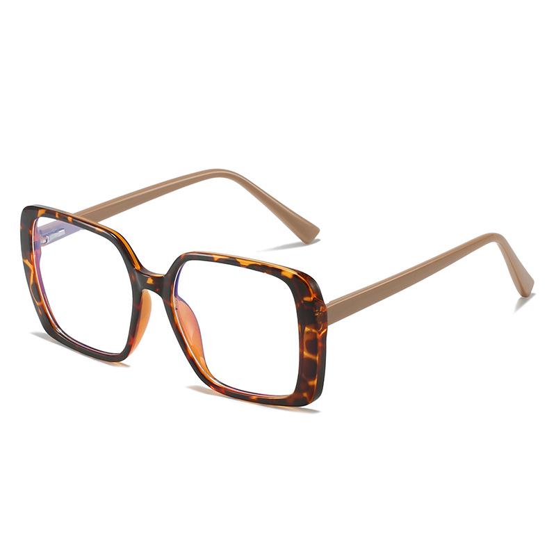 Women's Trendy Large Frame Anti-Blue Light Glasses - Cross-Border Myopia Douyin Style