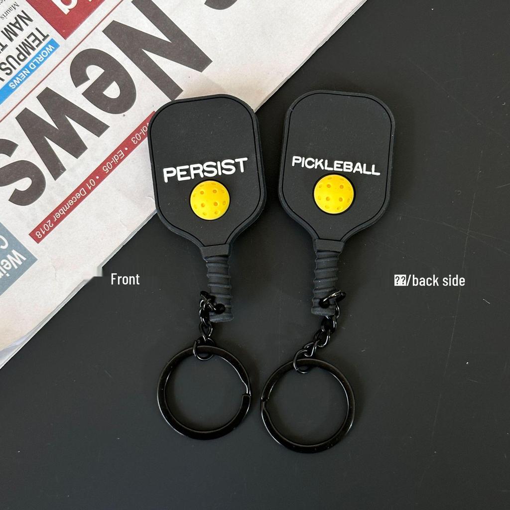 Fitness Series Gummi-Schlüsselanhänger: Hantel- & Kurzhantel-Anhänger für Geschenke