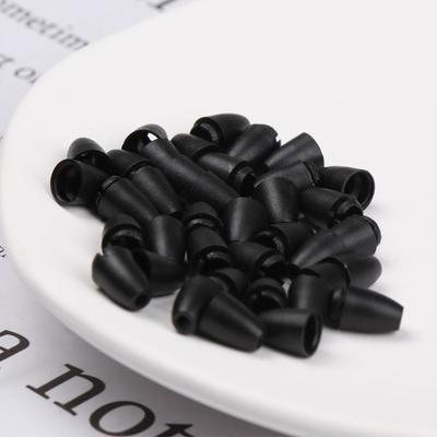 20 Pièces Noir Collier Bijoux Plastique Perle Baril Connecteurs Cordon Fermoir Séparable Fermoirs de Sécurité