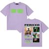 Ferxxo Reggaeton Pop Music Album 2025 Tshirt Unisex Women High Quality Summer T Shirt Teenagers Cotton Oversized Crewneck Tee Shirt
