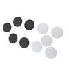 10PCS Electric Foot Grinder Heads Callus Remover Sanding Disc Exfoliating Sandpaper Disk Black Offwhite