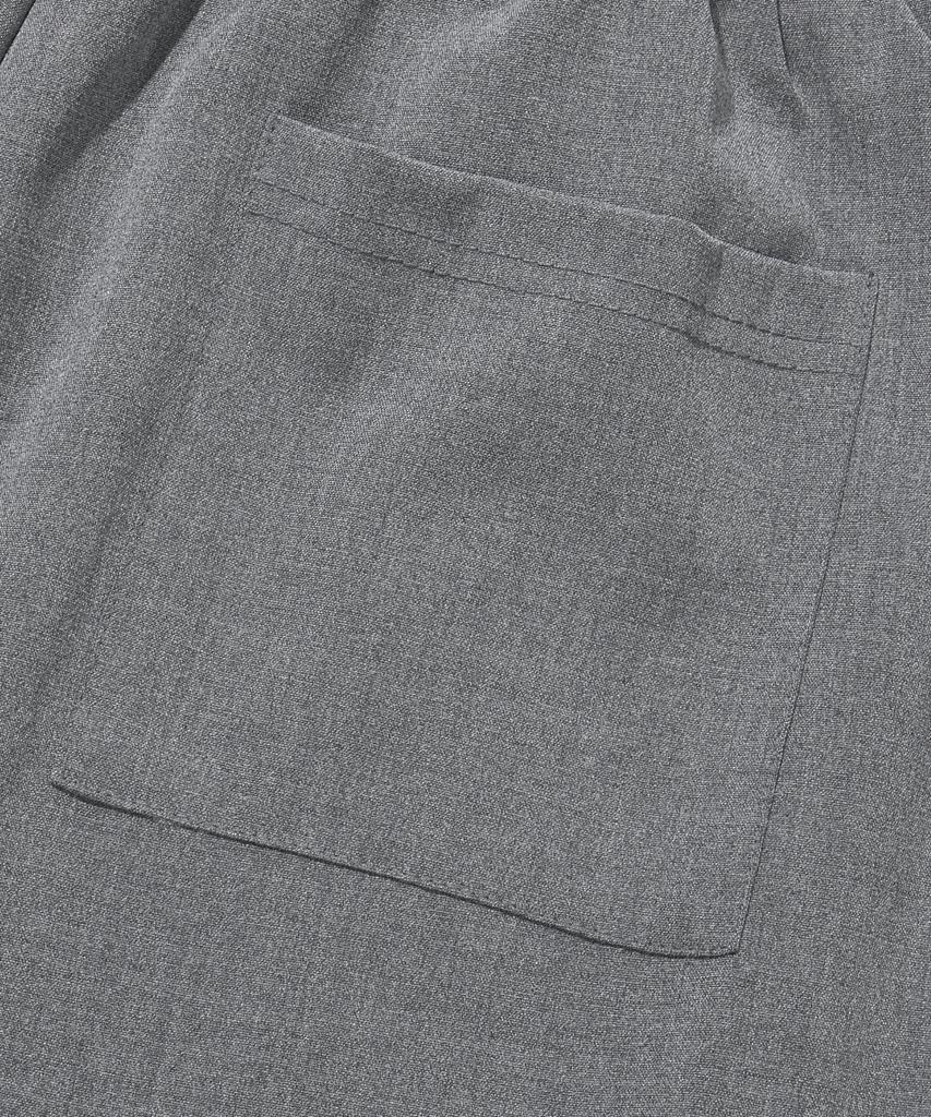 AGOD Wide Banding Slacks [Gray]