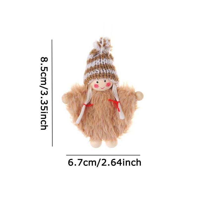 WTEMPO Weihnachtsanhänger mit Kordeln Niedliche Christbaumschmuckstücke Feiertagsdeko Weihnachten Neujahrsparty & Heimdekoration Hängende Anhänger für drinnen und draußen