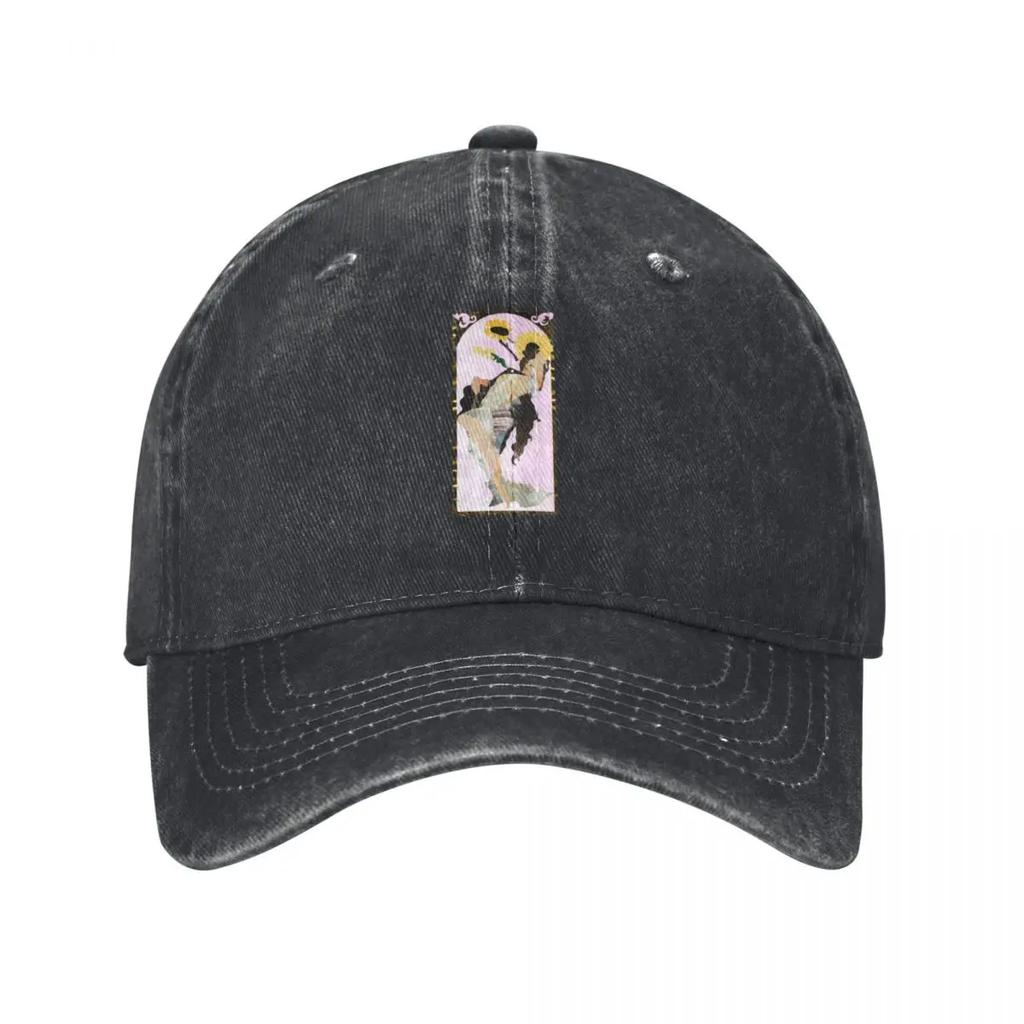 Collage Summer Alphonse Mucha Baseball Cap Fishing Cap Golf Hiking Hat Summer Hat For Unisex Womens